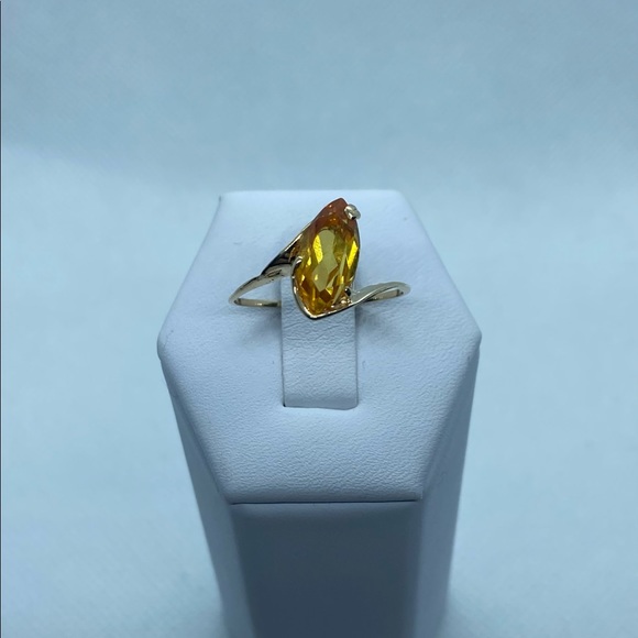 14k citrine ring